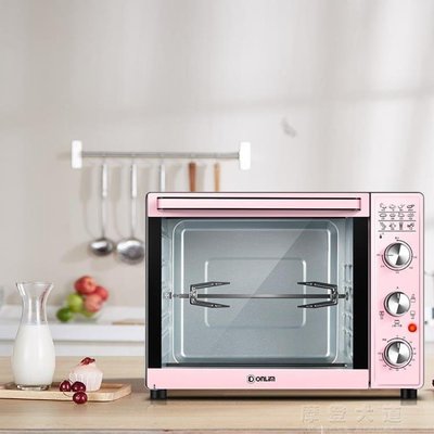 下殺-Donlim/東菱 DL-K33D烤箱家用烘焙多功能全自動33升大容量電烤箱