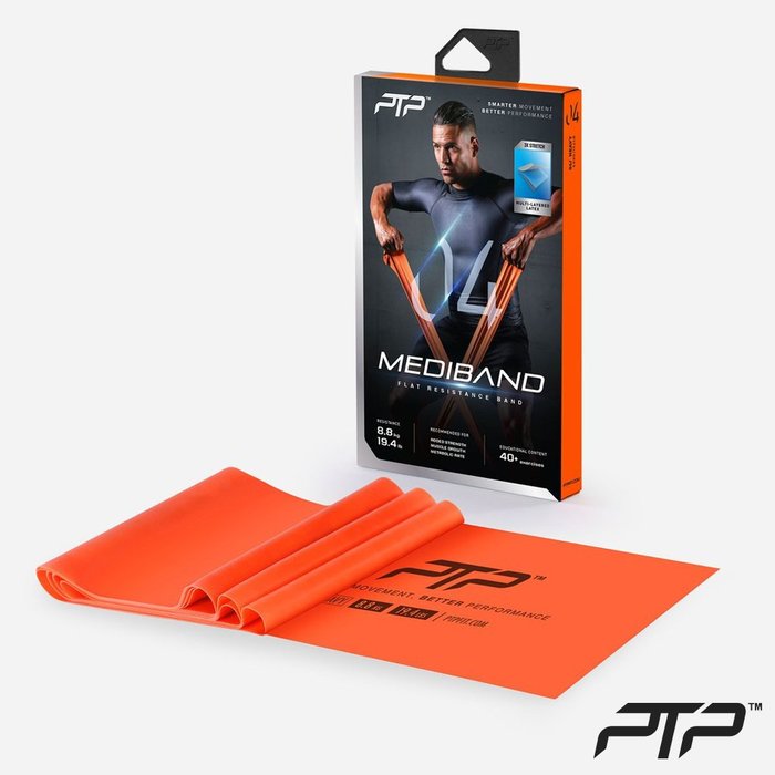 【曼森體育】PTP 阻力訓練 彈力帶 L4 (8.8公斤) Mediband Heavy 澳洲訓練品牌