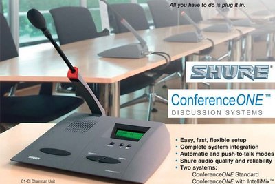 《民風樂府 庫存出清》Shure Conference ONE 會議麥克風系統 適合小型會議室