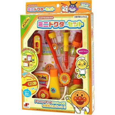 日本進口 麵包超人 Anpanman 醫生遊戲玩具組 兒童玩具【婕希卡】
