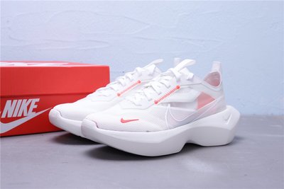 NIKE Zoom Vista Lite 厚底 增高 白粉 白紅 休閒運動慢跑鞋 女鞋 CI0905-100