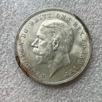 BU原光1935英國喬治五世馬劍銀幣