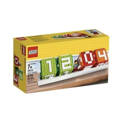 特賣-LEGO新款2歲通用樂高積木創意系列40172日歷臺歷