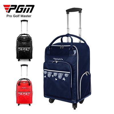 熱銷 高爾夫衣物包女士大容量行李袋拉桿滑輪衣物包高爾夫球包YWB027 可開發票