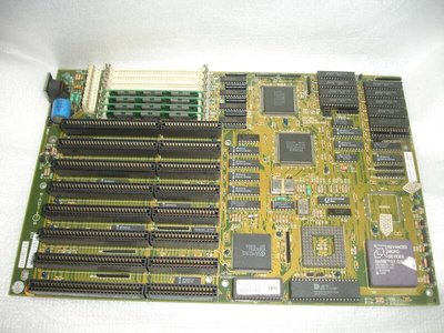 【電腦零件補給站】AMD AM386 DX/DXL-40 386 ISA 工業主機板 附CPU+記憶體