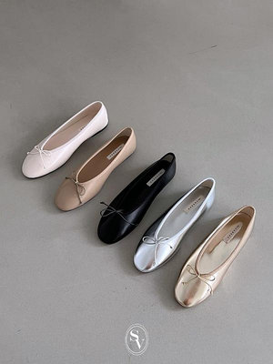 韓國連線🇰🇷 溫柔蝴蝶結娃娃鞋 平底鞋 舒適軟皮 #2387