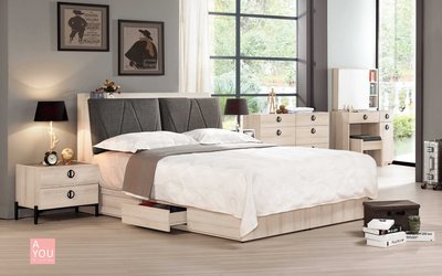 達爾維5尺被櫥式雙人床 (大台北地區免運費)促銷價 $15100元【阿玉的家2020】