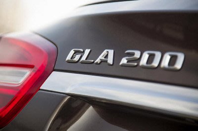 圓夢工廠 Benz 賓士 GLA X156 GLA180 GLA200 GLA220 GLA250 後車箱字貼車標 鍍銀