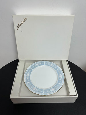 【二手】日本中古舶來 則武Noritake 分餐盤蛋糕盤甜品盤1 回流 瓷器 擺件【佟掌櫃】-1689