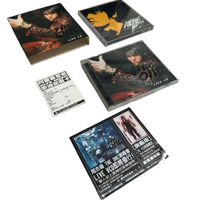 周杰倫 周杰倫演唱會 The One live 2CD + VCD 阿爾發版 演唱會 專輯 八度空間 MV