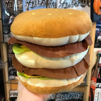 (I LOVE 樂多) 日本進口 三層四盎司牛肉堡 漢堡 CD收納盒/情境裝置