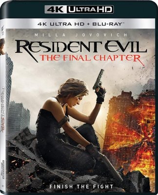 BD 全新美版【惡靈古堡：最終章】【Resident Evil】Blu-ray 4K藍光 UHD + BD