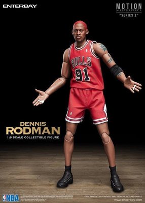 BOxx潮玩~ENTERBAY 1/9 NBA Dennis Rodman 丹尼斯·羅德曼 普通版