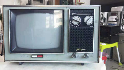 老式飛躍牌9寸黑白電視機老物件老古董影視道具餐廳裝飾陳列擺設