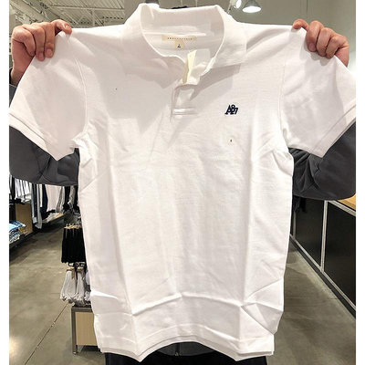 Aeropostale AERO 男士翻領短袖純色印 polo 衫-真男人專賣店