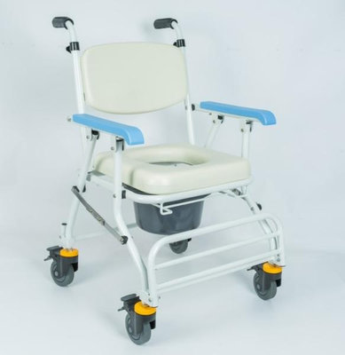 【均佳】JCS-208鋁合金收合附輪洗便器椅