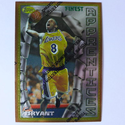 ~Kobe Bryant/柯比·布萊恩~RC/名人堂/小飛俠/黑曼巴 1996年Finest.金屬設計新人卡