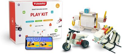 TinkAmo玩遊戲編程套件Play Kit 5至12歲兒童的STEAM教育編碼玩具 兼容樂高 人工智能驅動 APP編程