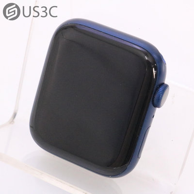 【US3C-高雄店】【一元起標】公司貨 Apple Watch 6 44mm GPS版 藍色鋁合金錶殼 智慧手錶 智能穿戴 蘋果手錶 SOS緊急服務 揚聲器