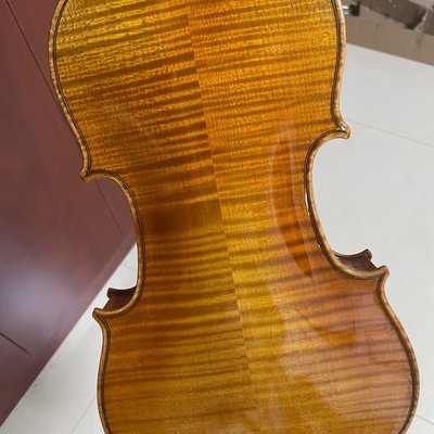 現貨 意大利工藝小提琴演奏級小提琴手工歐料小提琴實木虎紋小提琴~可開發票特賣