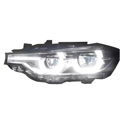 下殺-BMW適用于寶馬 bmw 3系 F30 F35 改裝LED天使眼大燈總成汽車配件汽車車燈