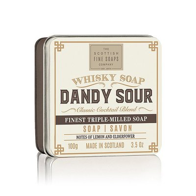 英國 Scottish Fine Soaps 威士忌系列 紳士沐浴皂（男子漢 Dandy Sour / 白盒）男 沐浴乳