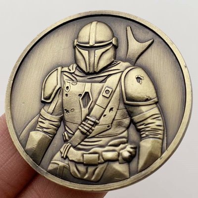 特價！美國星球大戰勇士浮雕青古銅紀念章 收藏幣卡通幣金幣硬幣紀念幣