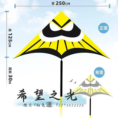 特技風箏年新款巨型大黃蜂風箏兒童微風易飛手持輪盤高端成人專用
