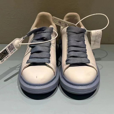 【alexander mcqueen】最新款藍底白尾小白鞋