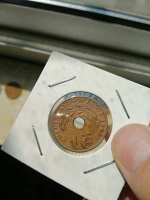 【二手】 荷屬東印度 1942年 1盾 中孔 銅幣 1G1120 外國錢幣 硬幣 錢幣【奇摩收藏】