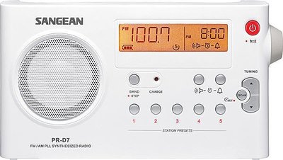 【用心的店】SANGEAN 山進 PR-D7 調頻/調幅 二波段 數位選台 充電式 收音機