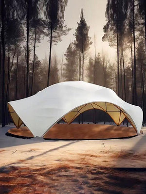 天籟帳篷展覽大型蒼穹天幕展會遮陽搭建穹頂帳篷戶外露營聚會團建