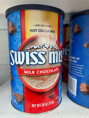新包裝 美國 Swiss Miss 熱可可粉 牛奶巧克力粉 737g/罐 到期日:2024/7/23 頁面是單罐價