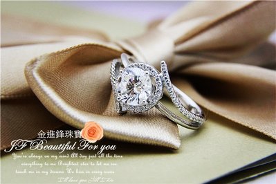 1克拉 結婚鑽戒 客製鑽石戒指 鑽石 裸鑽 鑽石結婚對戒 鑽戒 GIA 一克拉 JF金進鋒珠寶SA10081