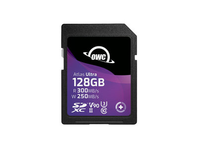 OWC Atlas Ultra SDXC 128GB UHS-II V90 U3 記憶卡 SD 128G 讀300MB/s 寫250MB/s 公司貨