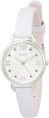 日本正版 SEIKO 精工 WIRED f AGEK444 女錶 手錶 皮革錶帶 日本代購