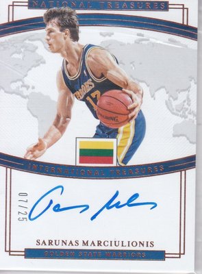 NBA球星卡 Panini 勇士隊傳奇 馬修利奧尼斯 國寶親筆簽字卡限25~特價