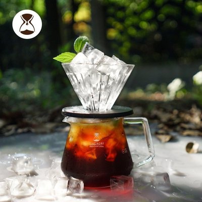 熱賣 泰摩 水晶冰瞳滴濾杯 加厚光學玻璃手沖咖啡過濾器 家用咖啡壺