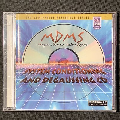 喇叭花消磁碟/MDMS「磁域矩陣訊號」消磁碟/系統調節與消磁碟 喇叭花唱片 1996年美國版24K金黃金版