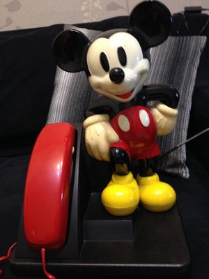 Disney Mickey 迪士尼 米奇 電話 AT&T 60~70年代