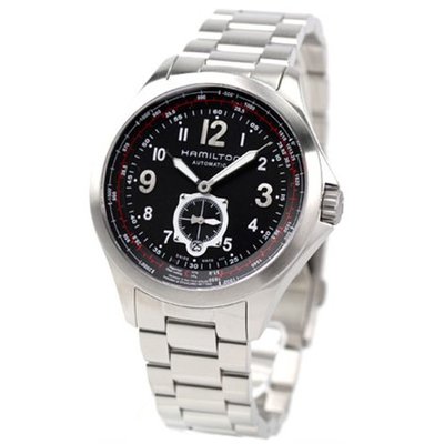HAMILTON H76655133 漢米爾頓 手錶 機械錶 42mm QNE AUTO 藍寶石玻璃 鋼錶帶 男錶女錶