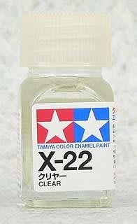 【TAMIYA X-22】油性 亮光 琺瑯 模型漆 手工藝 透明色 保護漆 10ml