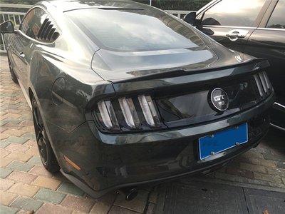 Ford Mustang福特野馬改裝YC Design Type I樹脂碳纖維小壓尾翼 /請議價
