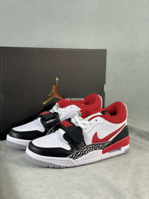 【小明潮鞋】Air Jordan Legacy 312 Low 白黑 紅 爆裂紋男女鞋 C耐吉 愛迪達