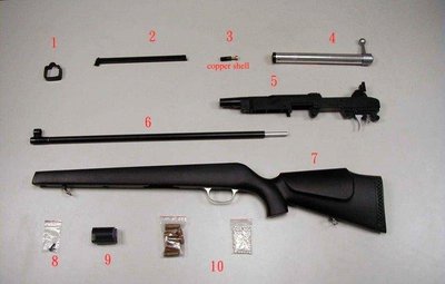 【BCS武器空間】UHC SUPER 9 警用黑色狙擊版可拋殼空氣槍-零件專用賣場-UHC314PARTS