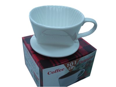 【圖騰咖啡】陶瓷製品~日本寶馬牌陶瓷滴漏式咖啡濾器1~2人份!