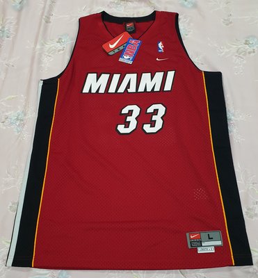 Nike Miami Heat #33 Alonzo Mourning Swingman Jersey 熱火 莫寧 球衣