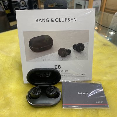 (展示品特價)不是仿冒品平輸 可自取 遠寬公司貨 黑色 B&O Beoplay E8 3.0 新款5.1 真無線藍牙耳機
