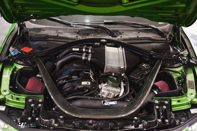 JY MOTOR 車身套件 - BMW M4 S55 渦輪 MST 鋁合金 進氣套件 集風罩