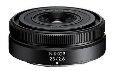 Nikon Z 26mm f/2.8 廣角定焦鏡 Z接環 餅乾鏡 F2.8《公司貨》【登錄2年保~2024/6/30】
